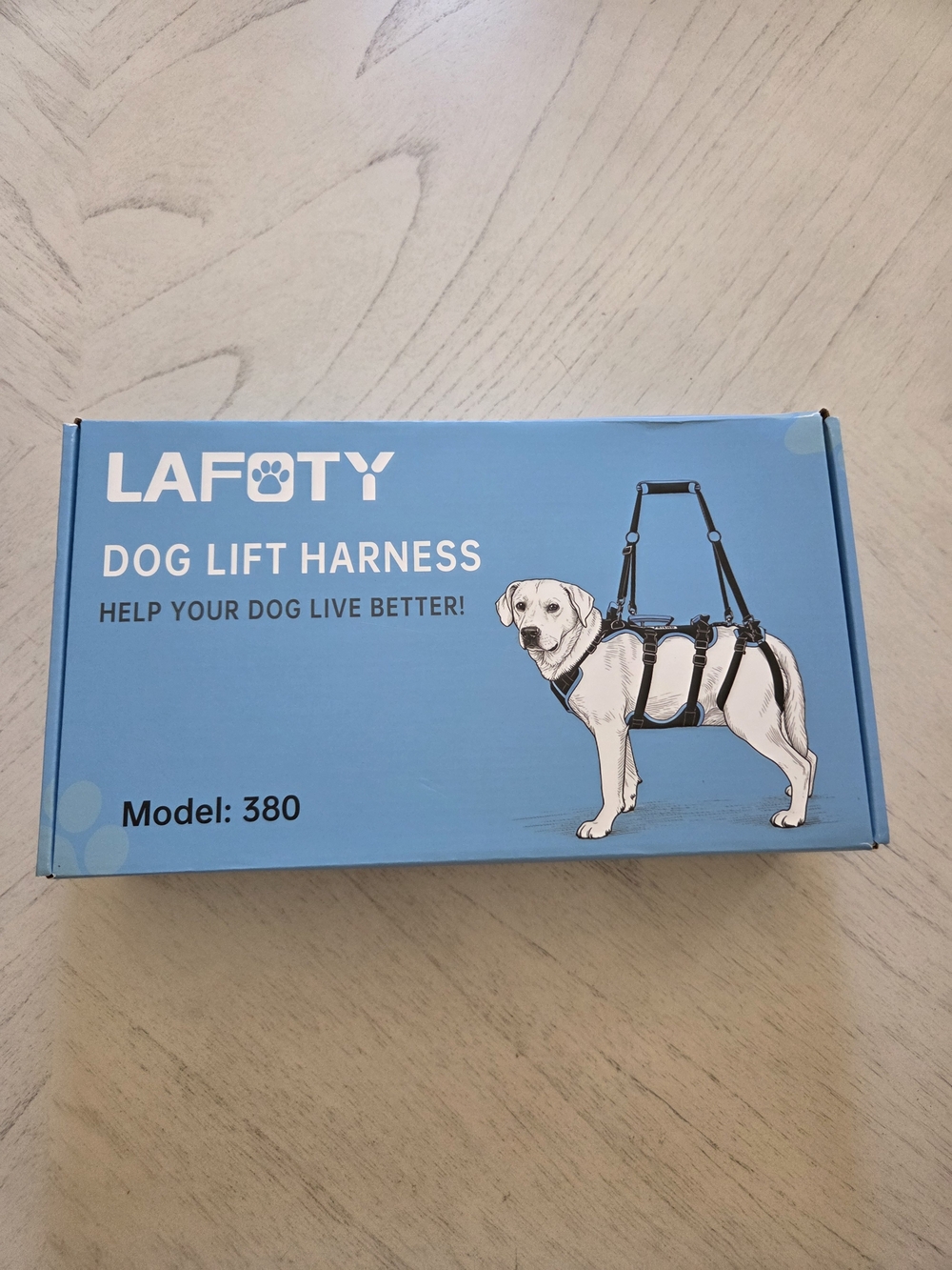 Lafoty Dog Lift Harness for Large Male Dogs, 2-in-1, Back Leg Support & Mobility